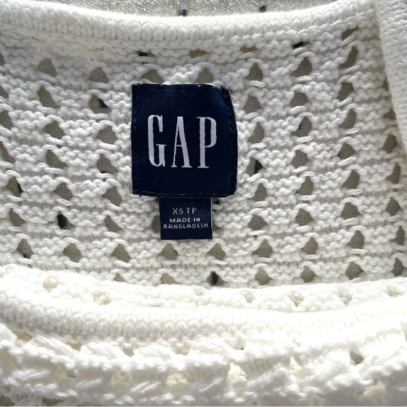 GAP - Crochet tank - Size XS - White - Picture 3 of 4